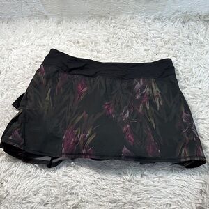 Lululemon Run: Pace Setter Skirt (Tall) Midnight Iris Multi / Black